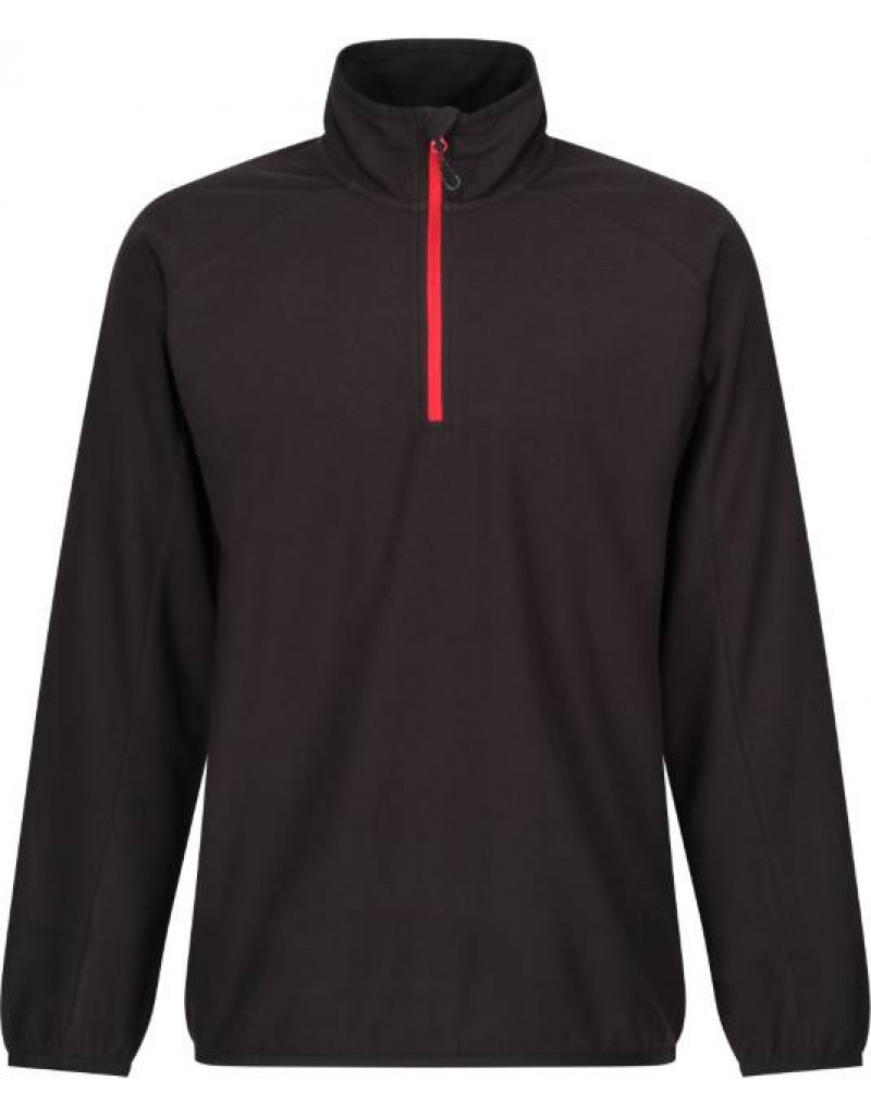 Fleece structurat cu 1/4 fermoar„Navigate”